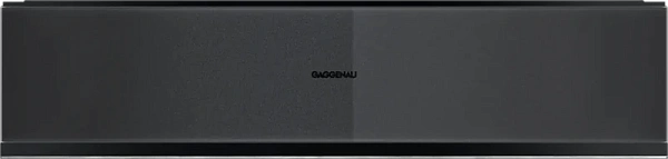 Gaggenau GW251100 — Шкаф для подогрева посуды 60 x 14 см отделка Gaggenau Onyx
